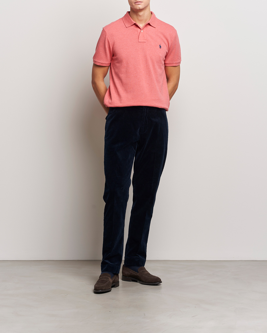 Heren | Polo's | Polo Ralph Lauren | Custom Slim Fit Polo Highland Rose Heather