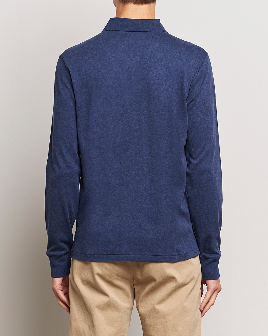 Heren | Truien | Polo Ralph Lauren | Luxury Pima Cotton Long Sleeve Polo Navy Heather