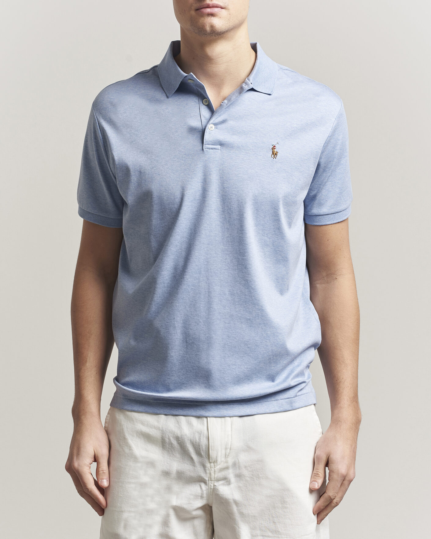 Heren | Polo's | Polo Ralph Lauren | Luxury Pima Cotton Polo Jamaica Heather