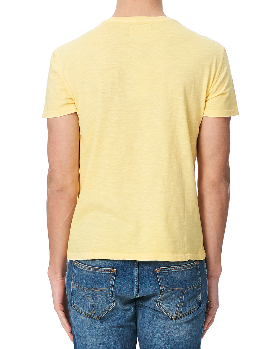 Heren | T-shirts | Polo Ralph Lauren | Washed Crew Neck Pocket Tee Empire Yellow