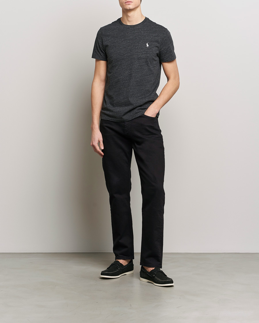 Heren | T-shirts | Polo Ralph Lauren | Crew Neck T-Shirt Black Marl Heather