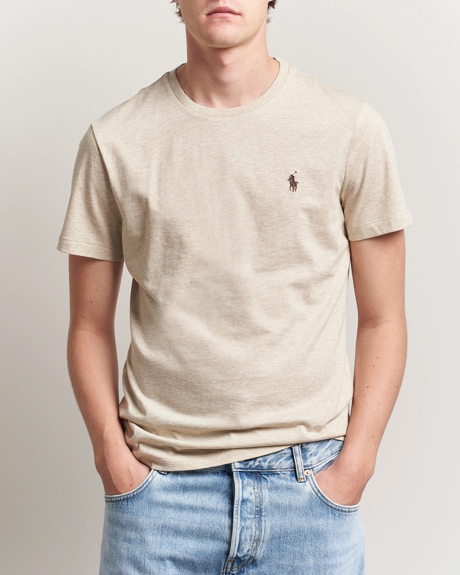 Heren | T-shirts | Polo Ralph Lauren | Crew Neck T-Shirt Expedition Dune Heather