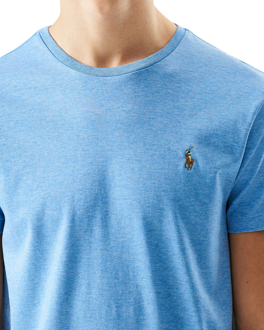 Heren | T-shirts | Polo Ralph Lauren | Luxury Pima Cotton Crew Neck Tee Soft Royal Heather