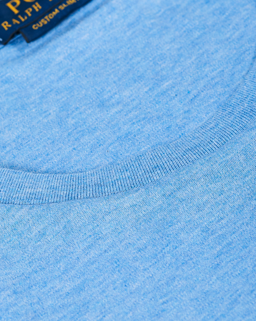 Heren | T-shirts | Polo Ralph Lauren | Luxury Pima Cotton Crew Neck Tee Soft Royal Heather