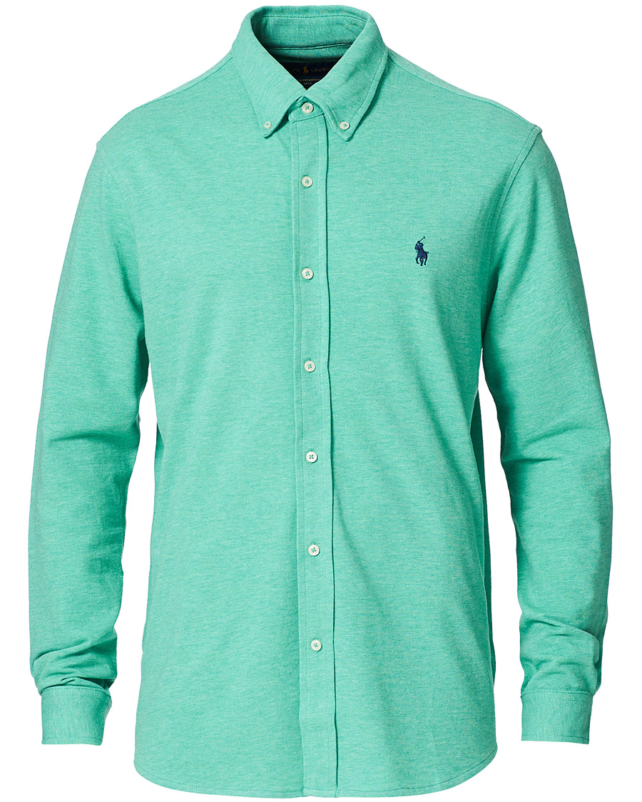 Heren | Overhemden | Polo Ralph Lauren | Featherweight Mesh Shirt Resort Green