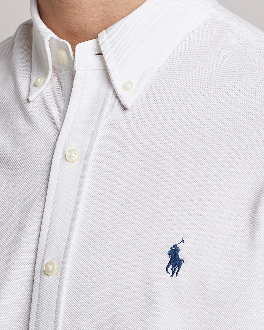 Heren | Overhemden | Polo Ralph Lauren | Featherweight Mesh Short Sleeve Shirt White