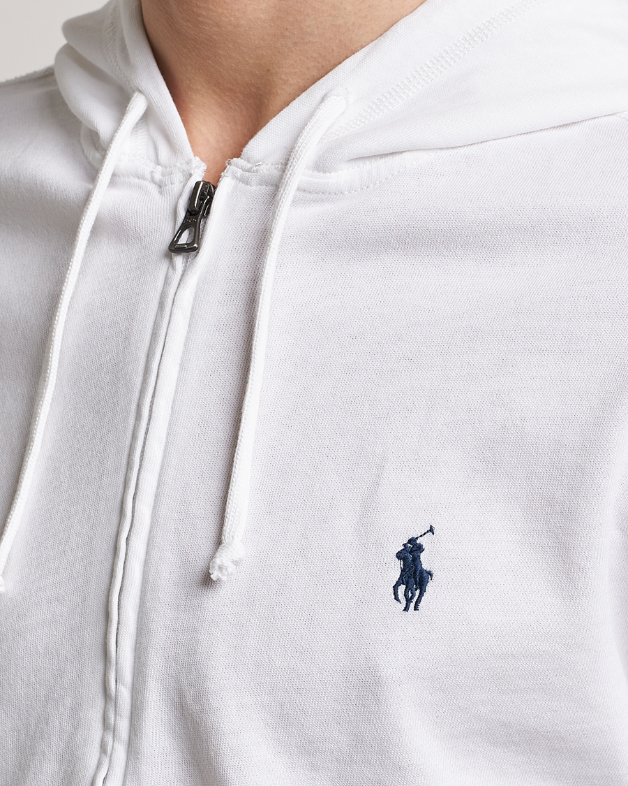 Heren | Truien | Polo Ralph Lauren | Spa Terry Full Zip Hoodie White