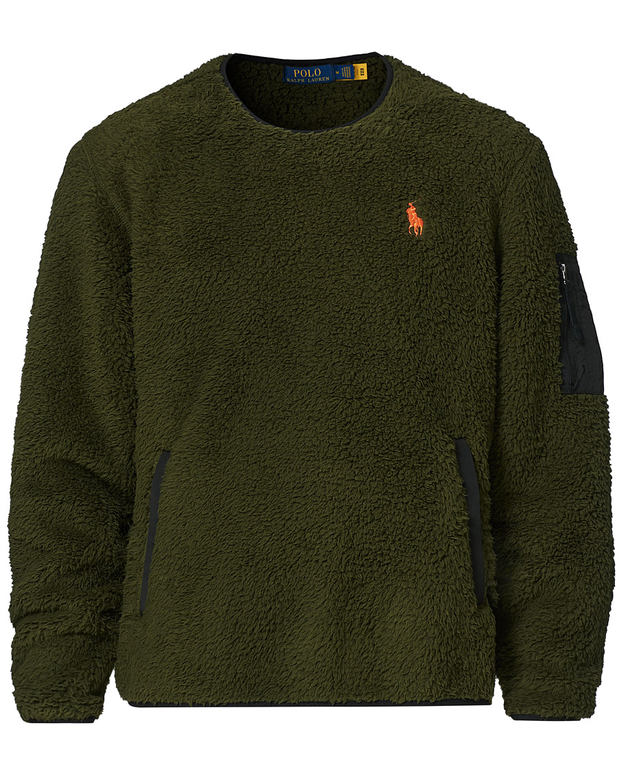 Heren | Truien | Polo Ralph Lauren | Curly Sherpa Sweater Company Olive