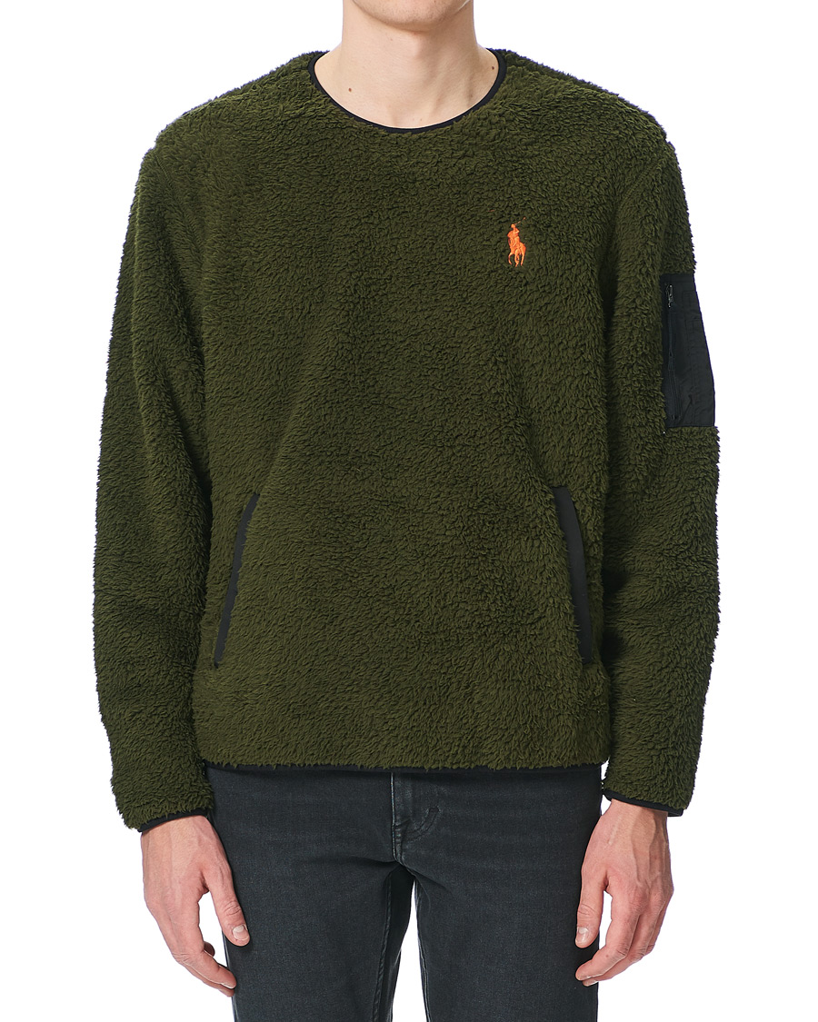 Heren | Truien | Polo Ralph Lauren | Curly Sherpa Sweater Company Olive