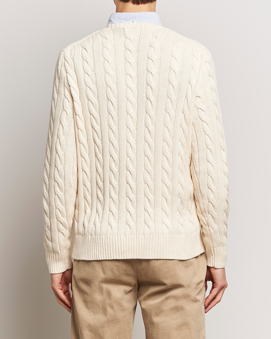 Heren | Truien | Polo Ralph Lauren | Cotton Cable Pullover Andover Cream