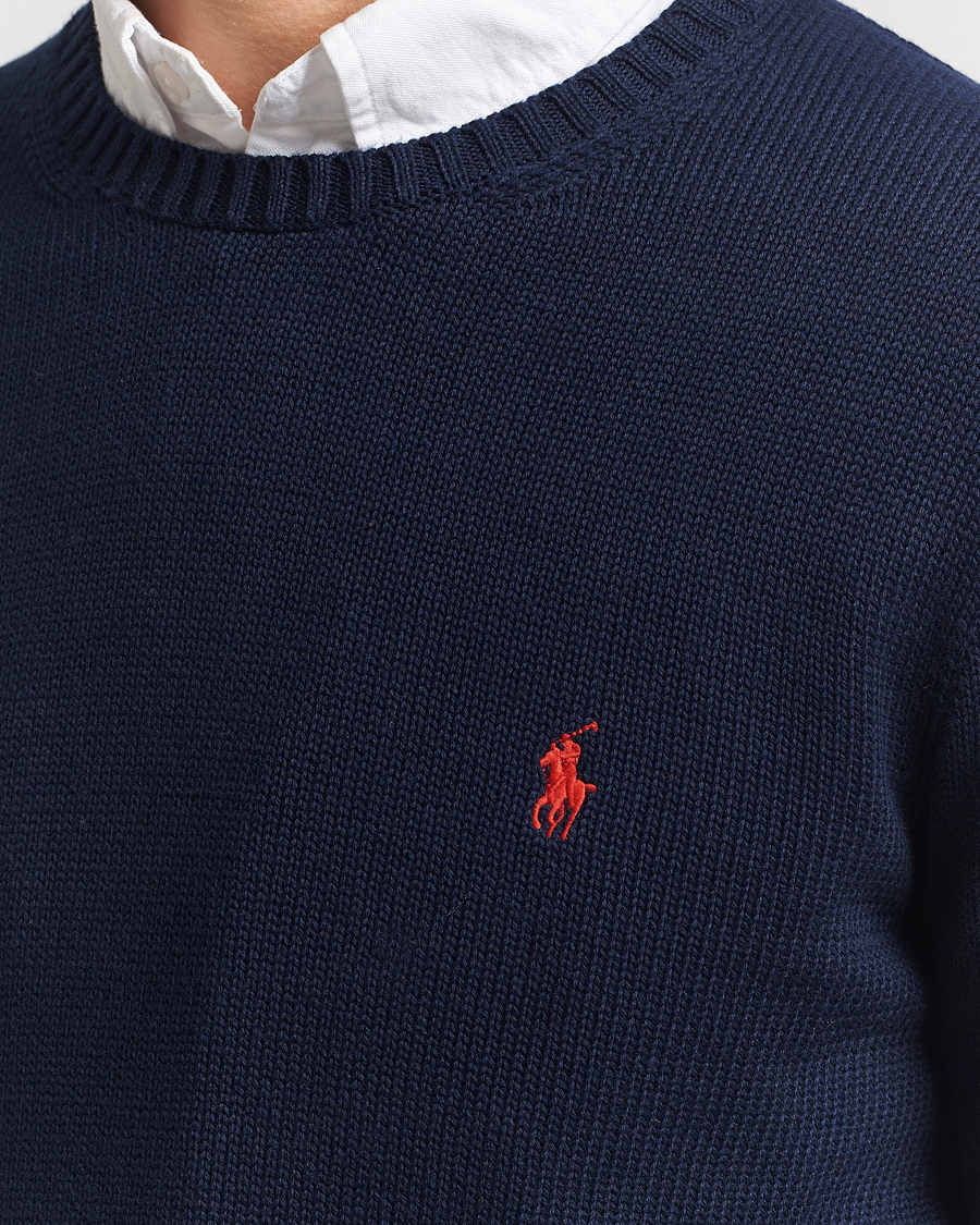 Heren | Truien | Polo Ralph Lauren | Cotton Crew Neck Sweater Hunter Navy
