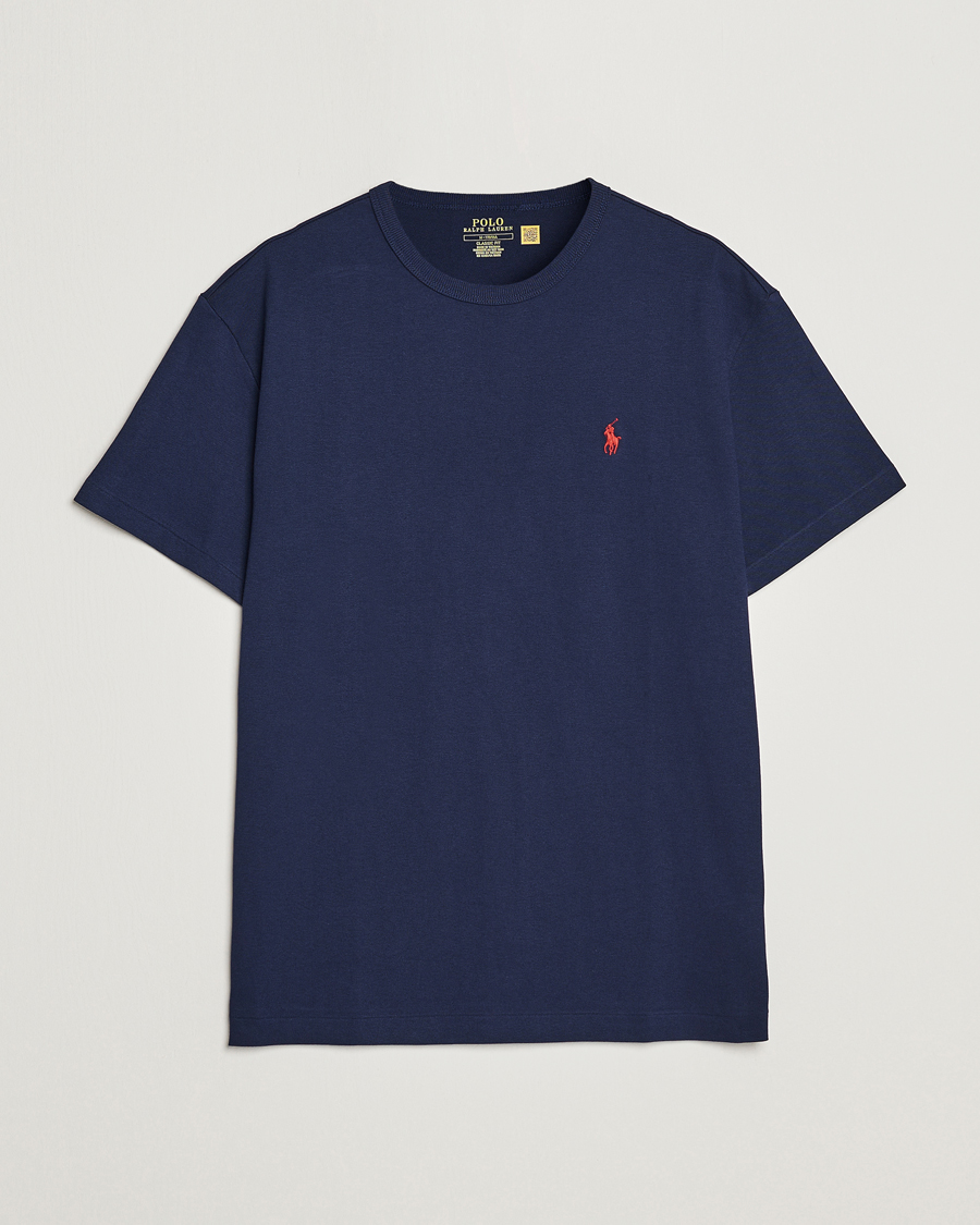 Heren | T-shirts | Polo Ralph Lauren | Heavyweight Crew Neck T-Shirt Newport Navy