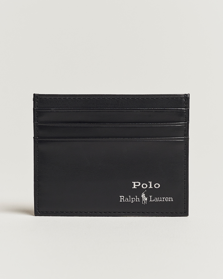 Heren | Portemonnees | Polo Ralph Lauren | Leather Credit Card Holder Black