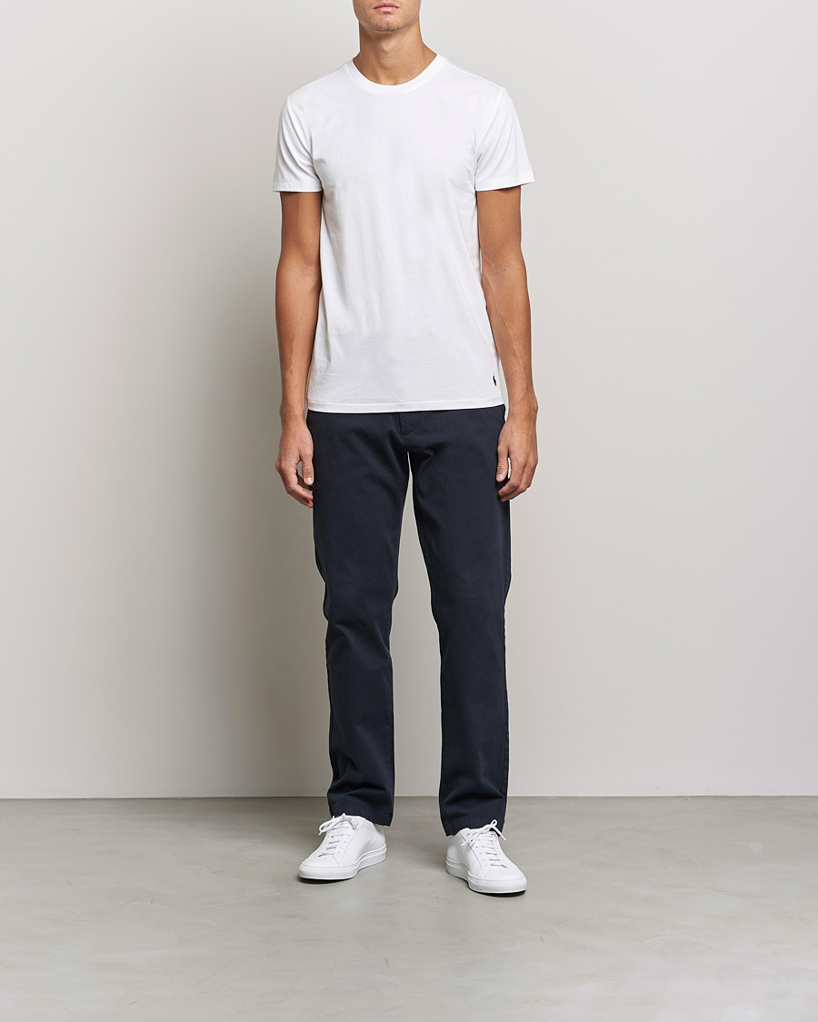 Heren | T-shirts | Polo Ralph Lauren | 3-Pack Crew Neck T-Shirt Navy/Charcoal Heather/White