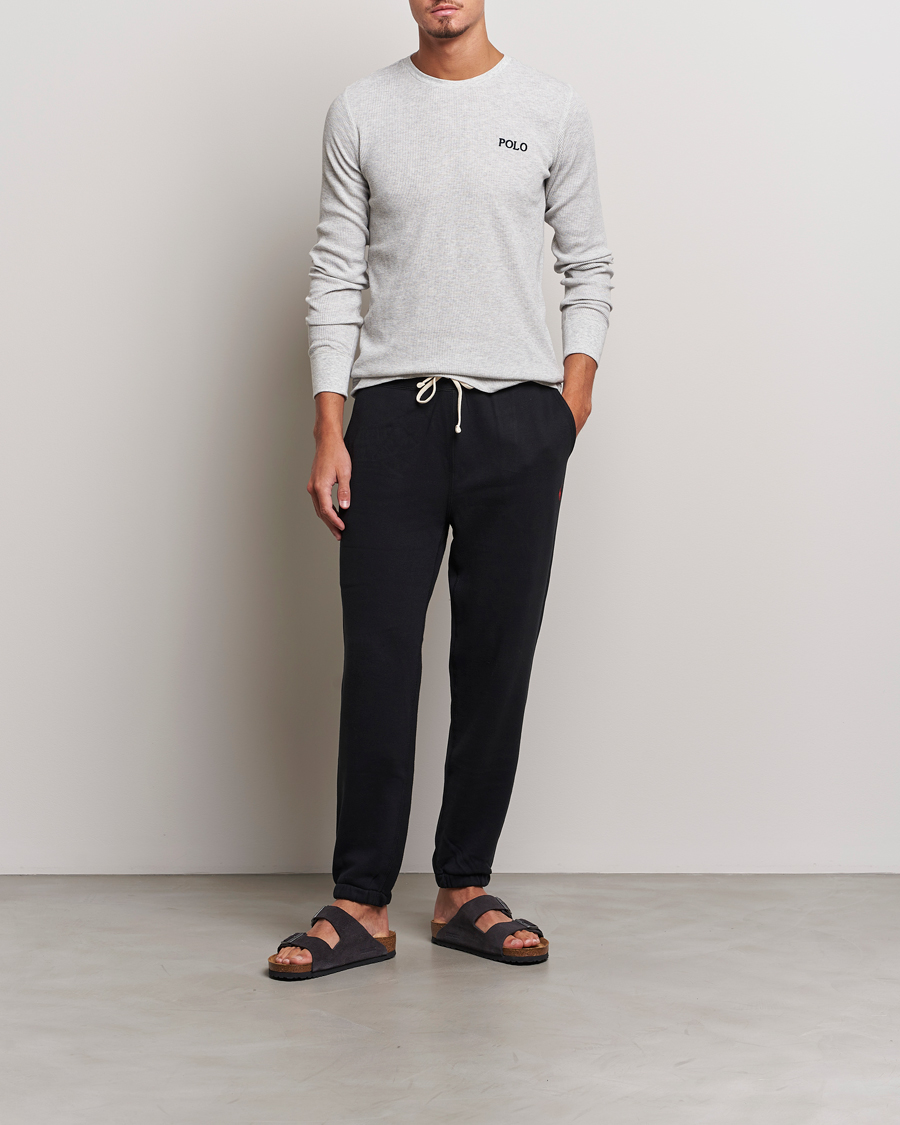 Heren | T-shirts | Polo Ralph Lauren | Waffle Long Sleeve Crew Neck English Heather