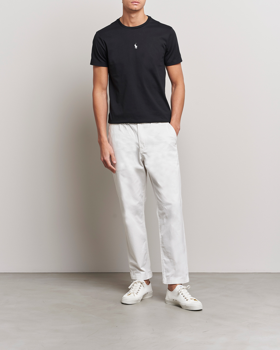 Heren | T-shirts | Polo Ralph Lauren | Chest Crew Neck Tee Black