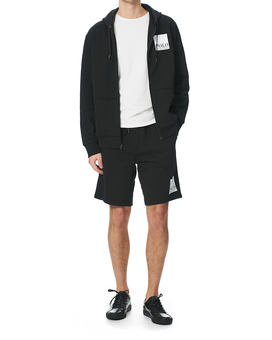 Heren | Truien | Polo Ralph Lauren | Box Logo Backprint Full Zip Hoodie Black