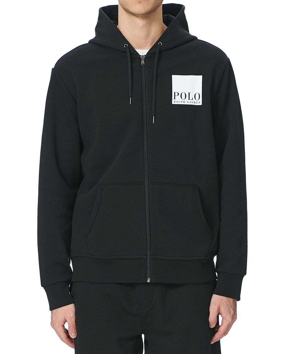 Heren | Truien | Polo Ralph Lauren | Box Logo Backprint Full Zip Hoodie Black