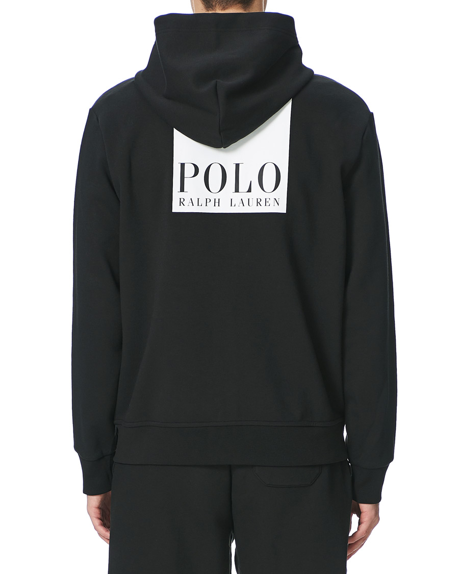 Heren | Truien | Polo Ralph Lauren | Box Logo Backprint Full Zip Hoodie Black