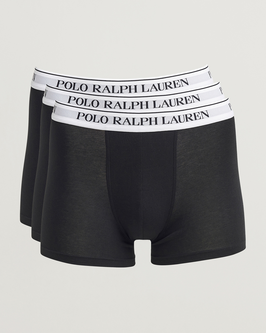 Heren | Ondergoed | Polo Ralph Lauren | 3-Pack Trunk Black