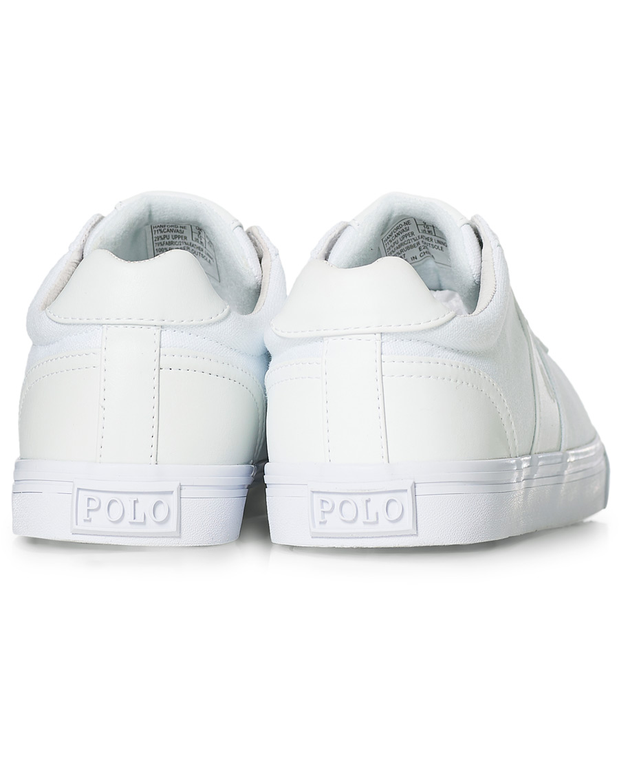 Heren | Polo Ralph Lauren Hanford Canvas Sneaker Pure White | Polo Ralph Lauren | Hanford Canvas Sneaker Pure White
