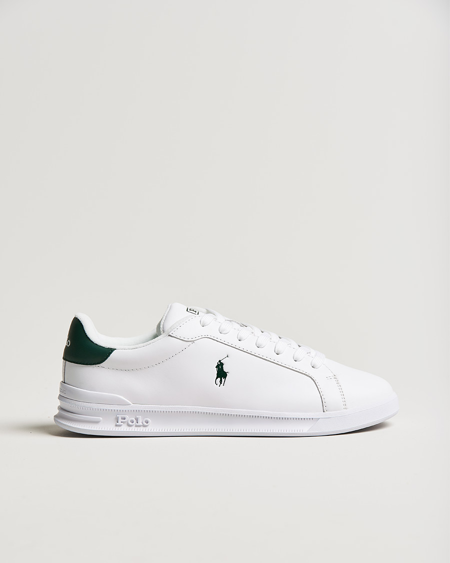 Heren | Sneakers | Polo Ralph Lauren | Heritage Court Sneakers White/College Green