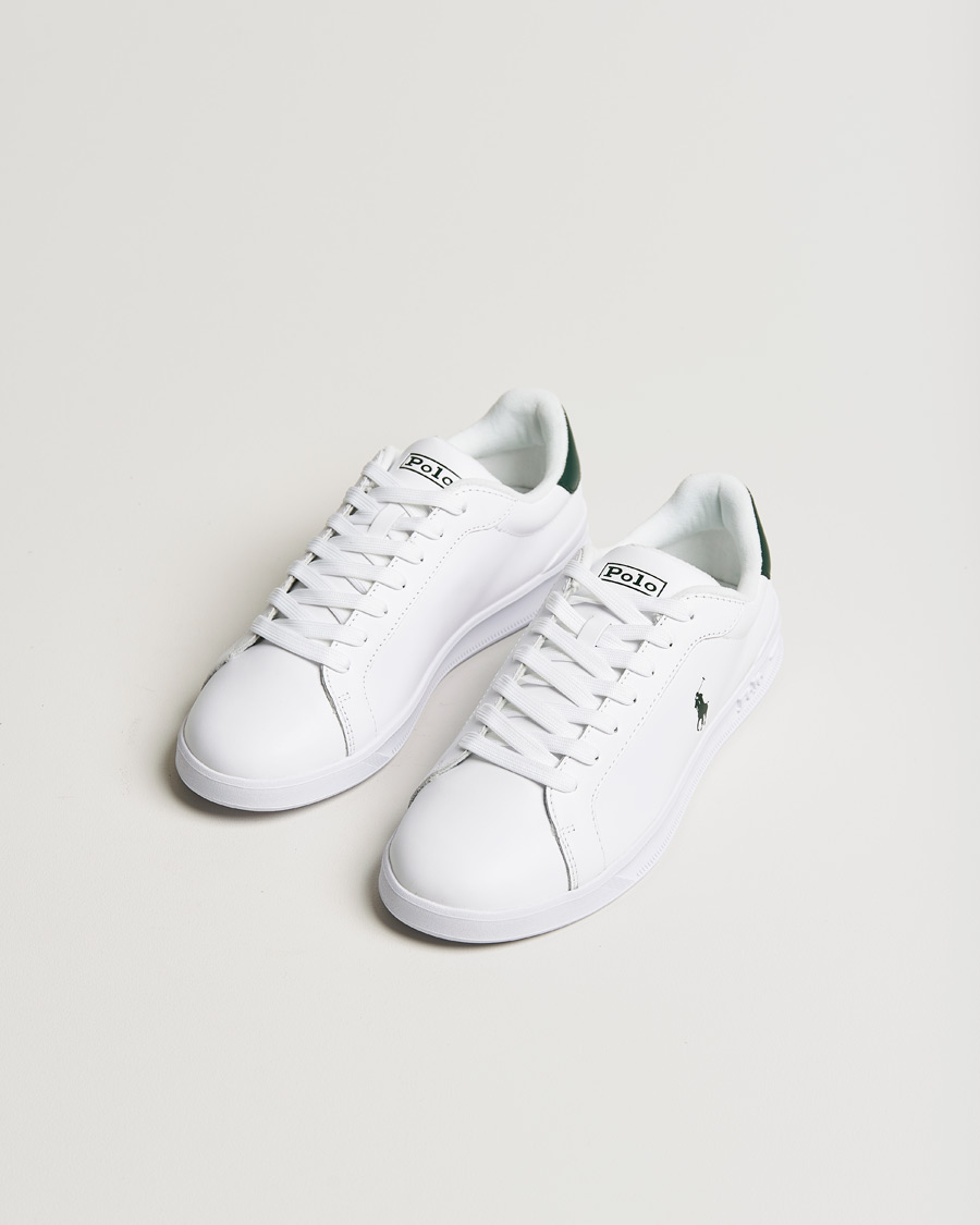 Heren | Sneakers | Polo Ralph Lauren | Heritage Court Sneakers White/College Green