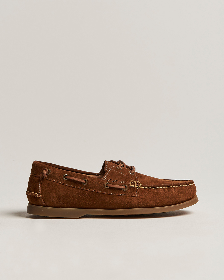 Heren | Merton Suede Docksides New Pale Russet | Polo Ralph Lauren | Merton Suede Docksides New Pale Russet