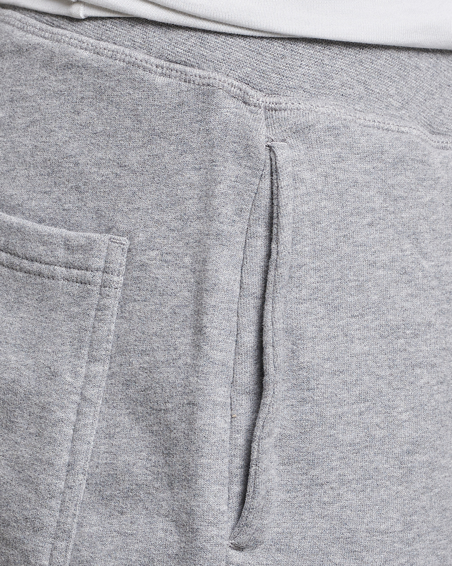 Heren | Broeken | Sunspel | Cotton Loopback Track Pants Grey Melange