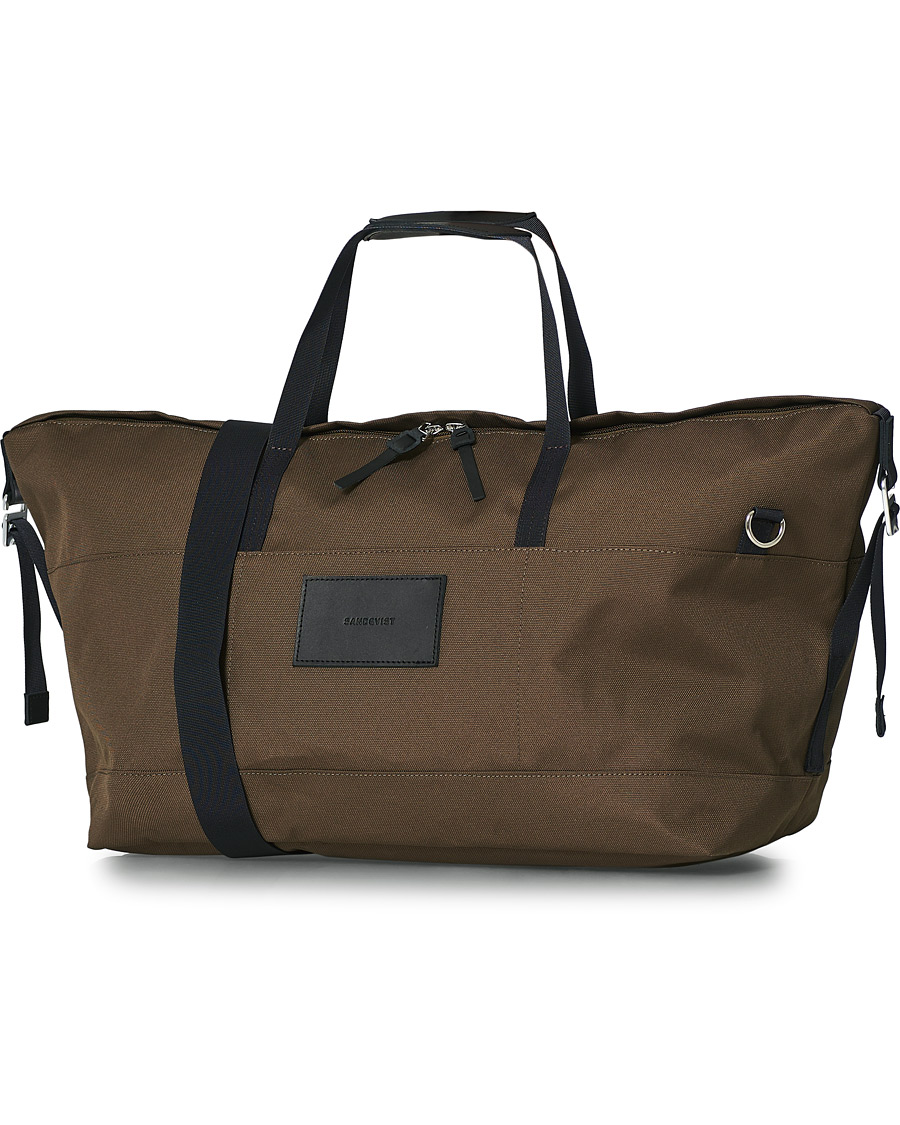Heren | Sandqvist Milton Cordura Weekend Bag Olive | Sandqvist | Milton Cordura Weekend Bag Olive