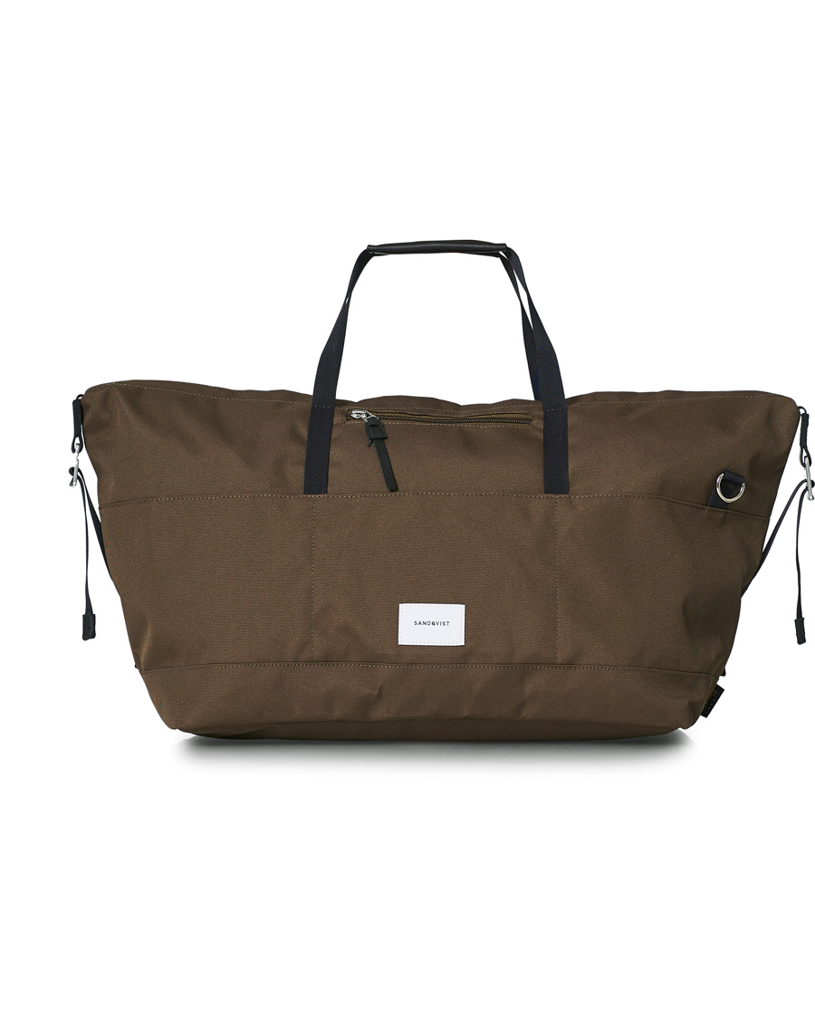 Heren | Sandqvist Milton Cordura Weekend Bag Olive | Sandqvist | Milton Cordura Weekend Bag Olive