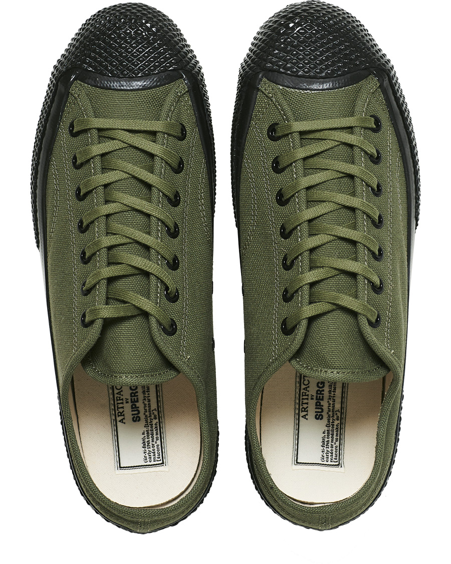 Heren | Superga Artifact MS Japanese Canvas Sneaker Military Green | Superga | Artifact MS Japanese Canvas Sneaker Military Green