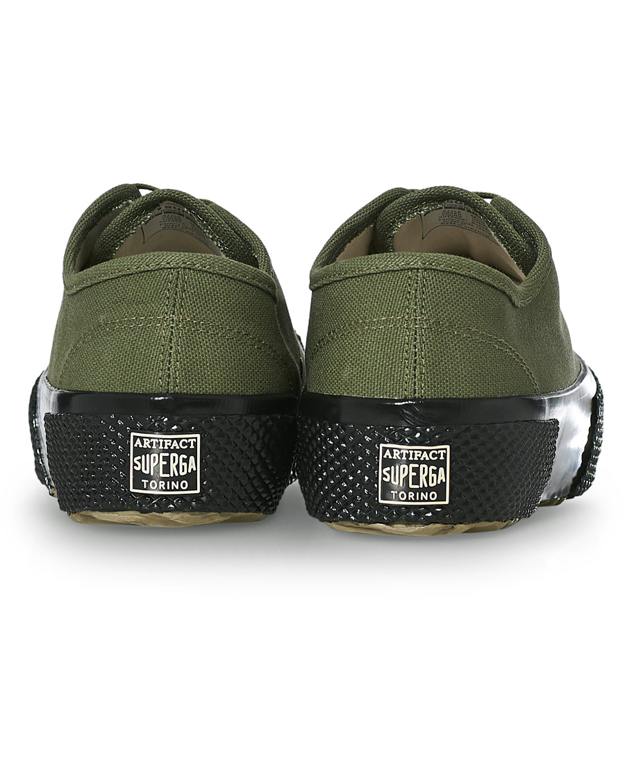Heren | Superga Artifact MS Japanese Canvas Sneaker Military Green | Superga | Artifact MS Japanese Canvas Sneaker Military Green