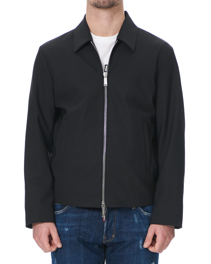 Heren | Jassen | Dsquared2 | Fluo Sign Bomber Jacket Black