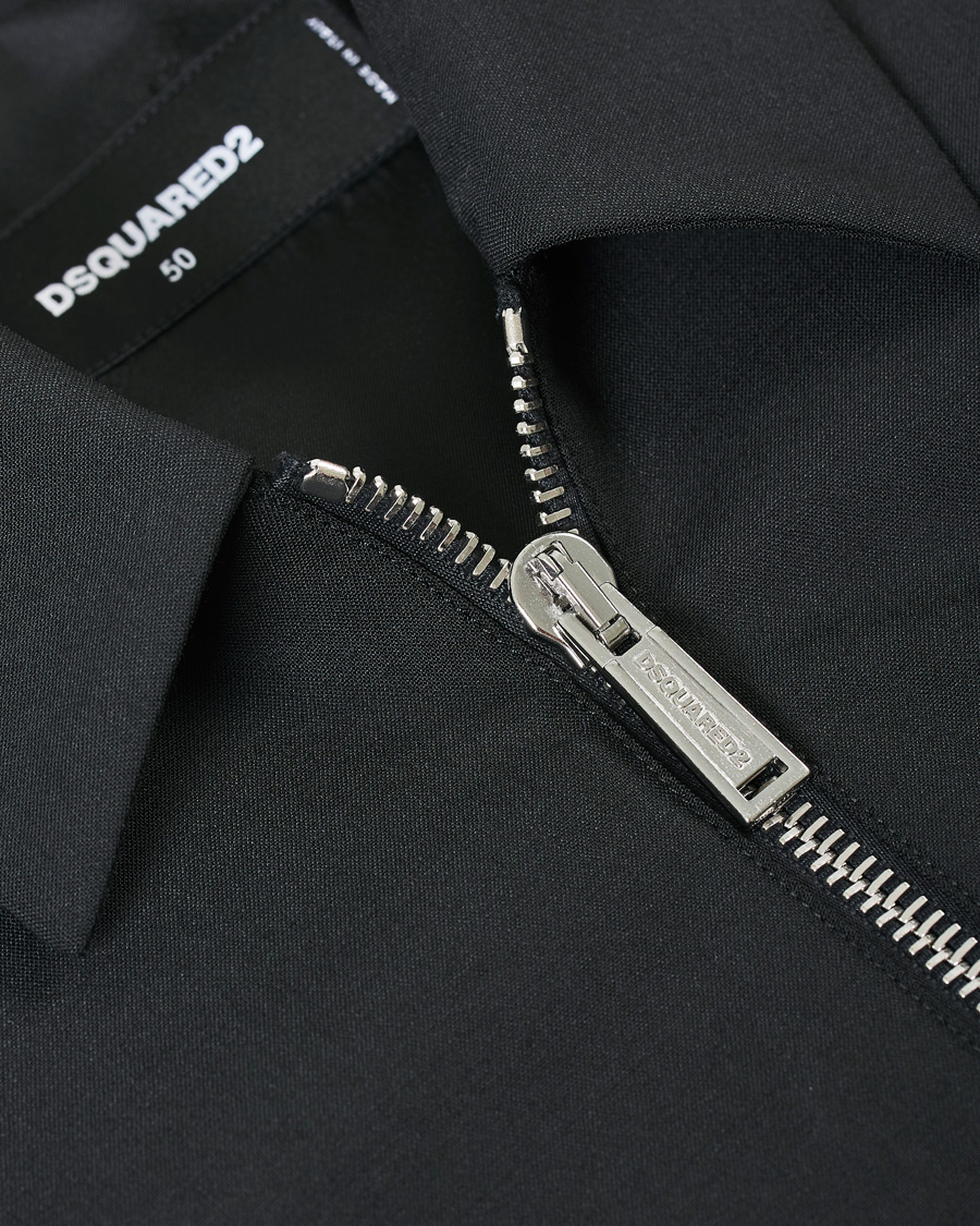 Heren | Jassen | Dsquared2 | Fluo Sign Bomber Jacket Black