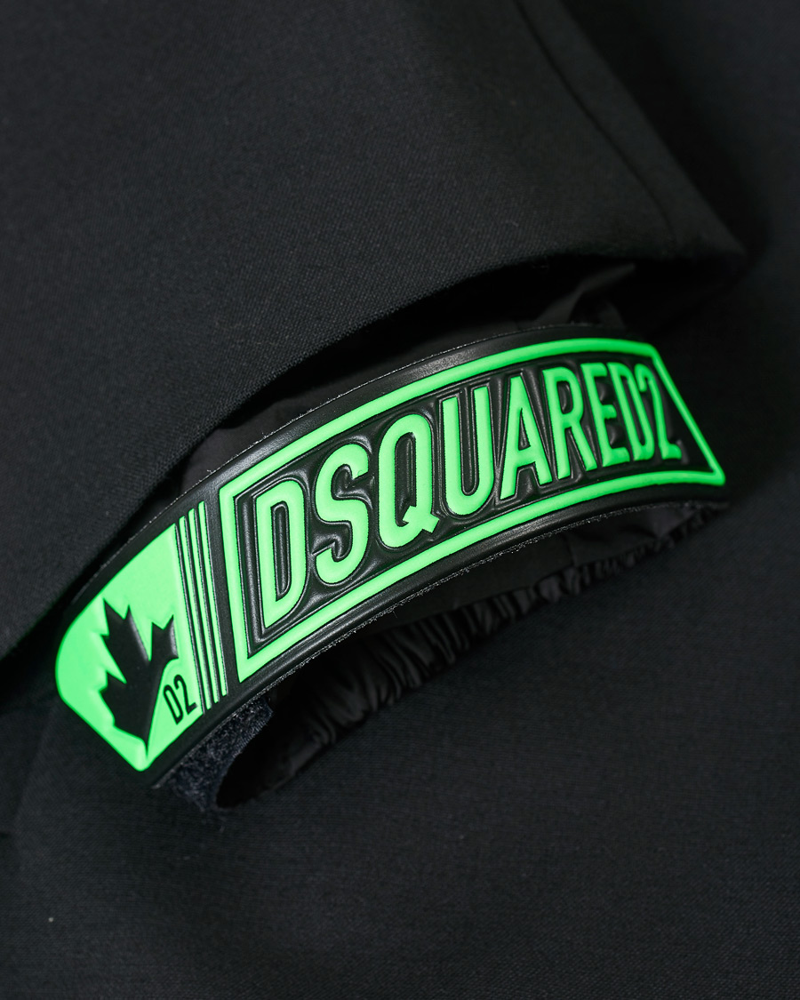 Heren | Jassen | Dsquared2 | Fluo Sign Bomber Jacket Black