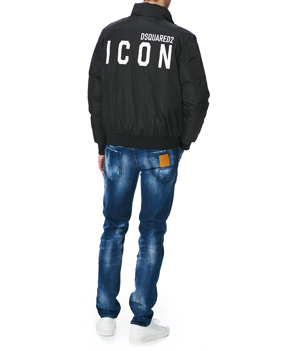 Heren | Jassen | Dsquared2 | Icon Bomber Jacket Black