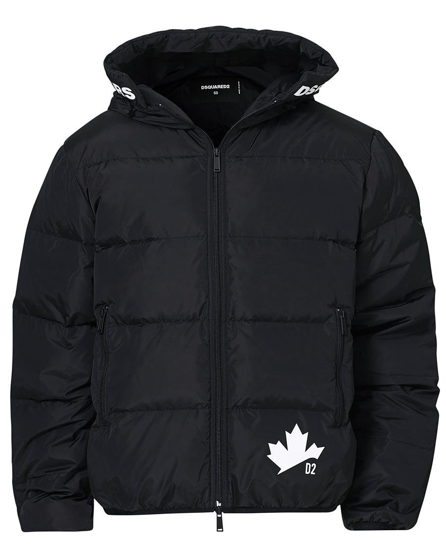 Heren | Jassen | Dsquared2 | Down Hooded Jacket Black