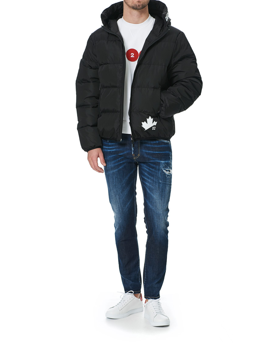 Heren | Jassen | Dsquared2 | Down Hooded Jacket Black