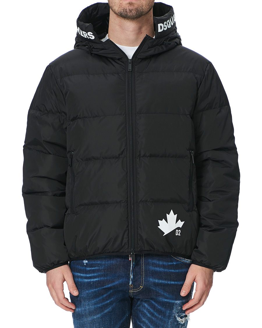 Heren | Jassen | Dsquared2 | Down Hooded Jacket Black