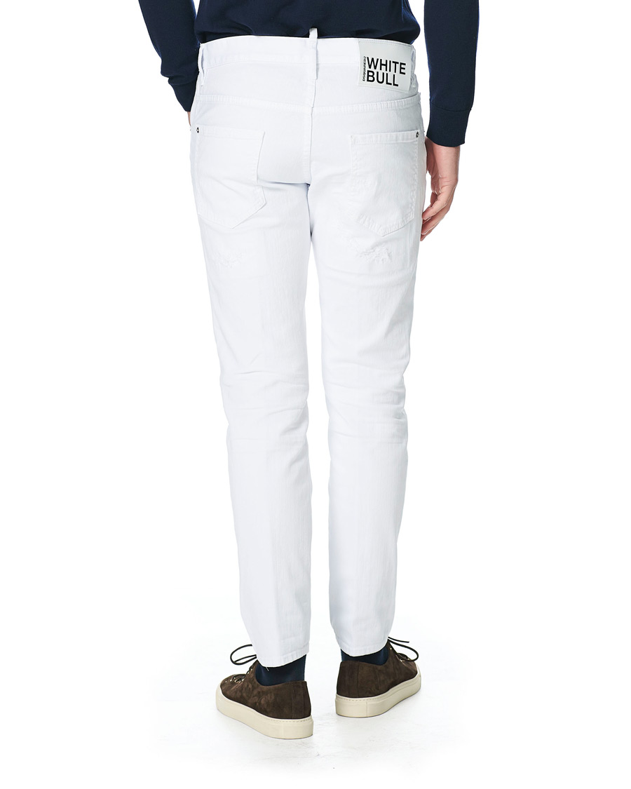 Heren | Jeans | Dsquared2 | Skater Jeans White