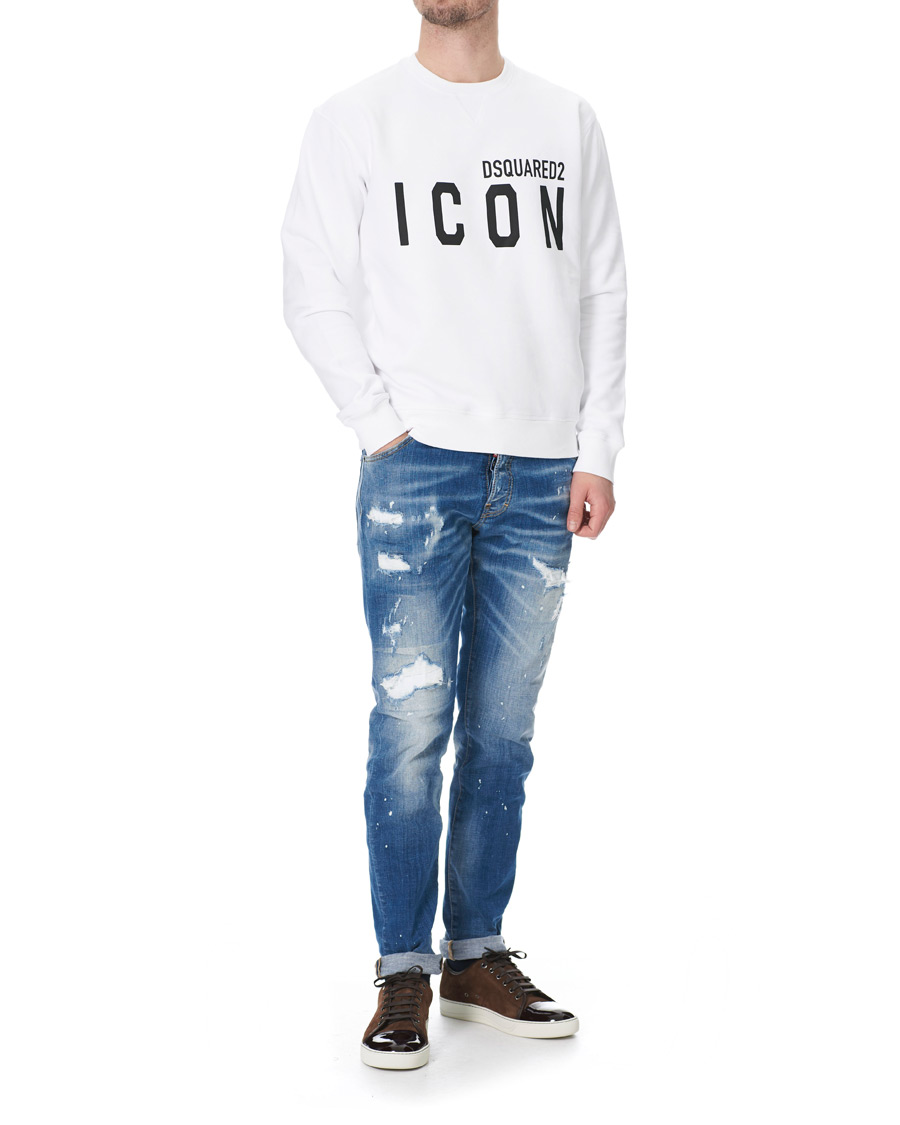 Heren | Truien | Dsquared2 | Icon Sweatshirt White
