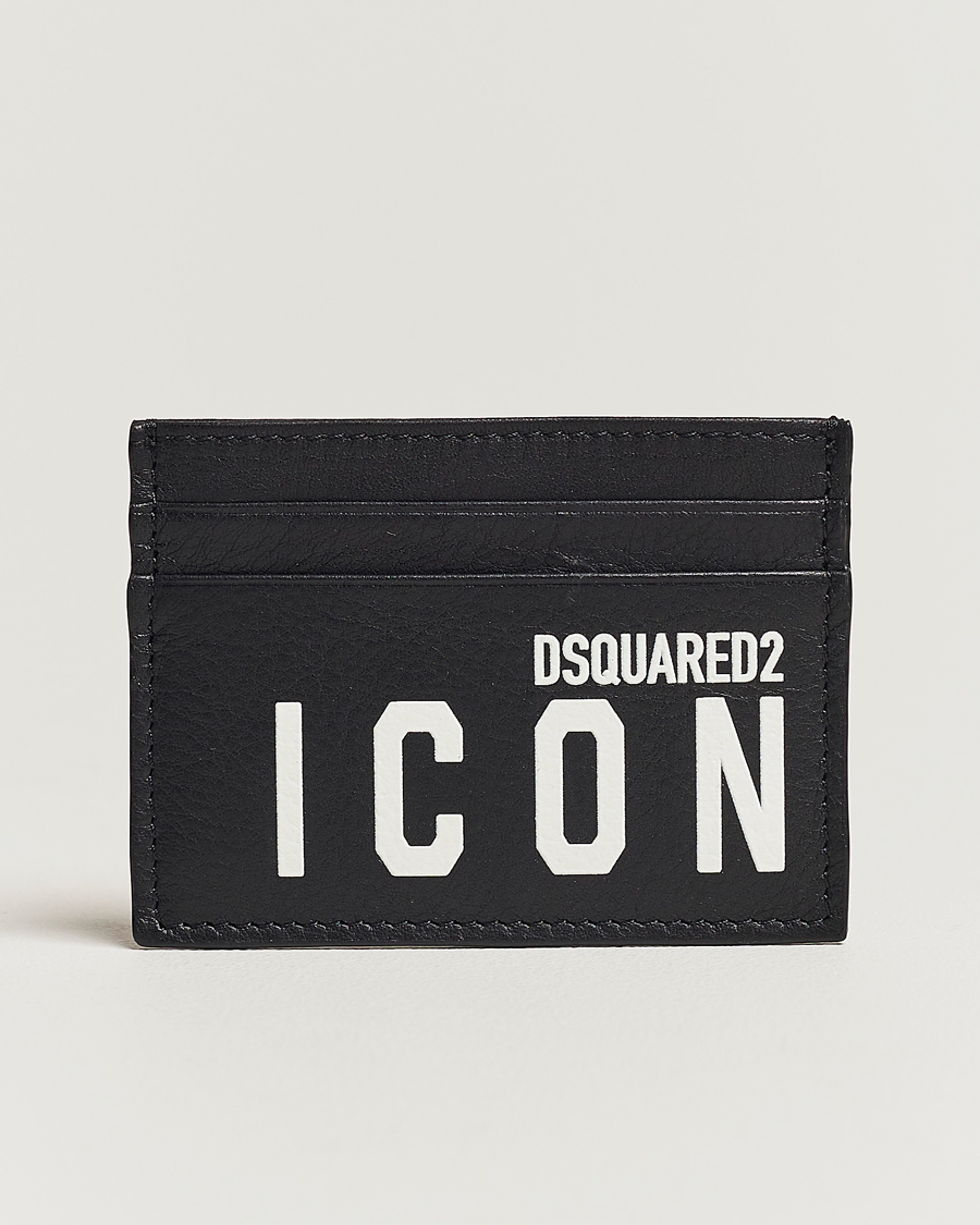 Heren | Dsquared2 | Dsquared2 | Icon Leather Card Holder Black