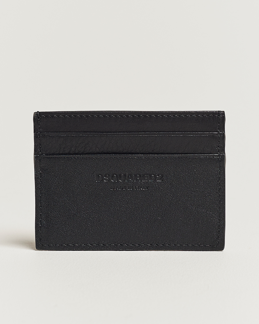Heren | Dsquared2 | Dsquared2 | Icon Leather Card Holder Black