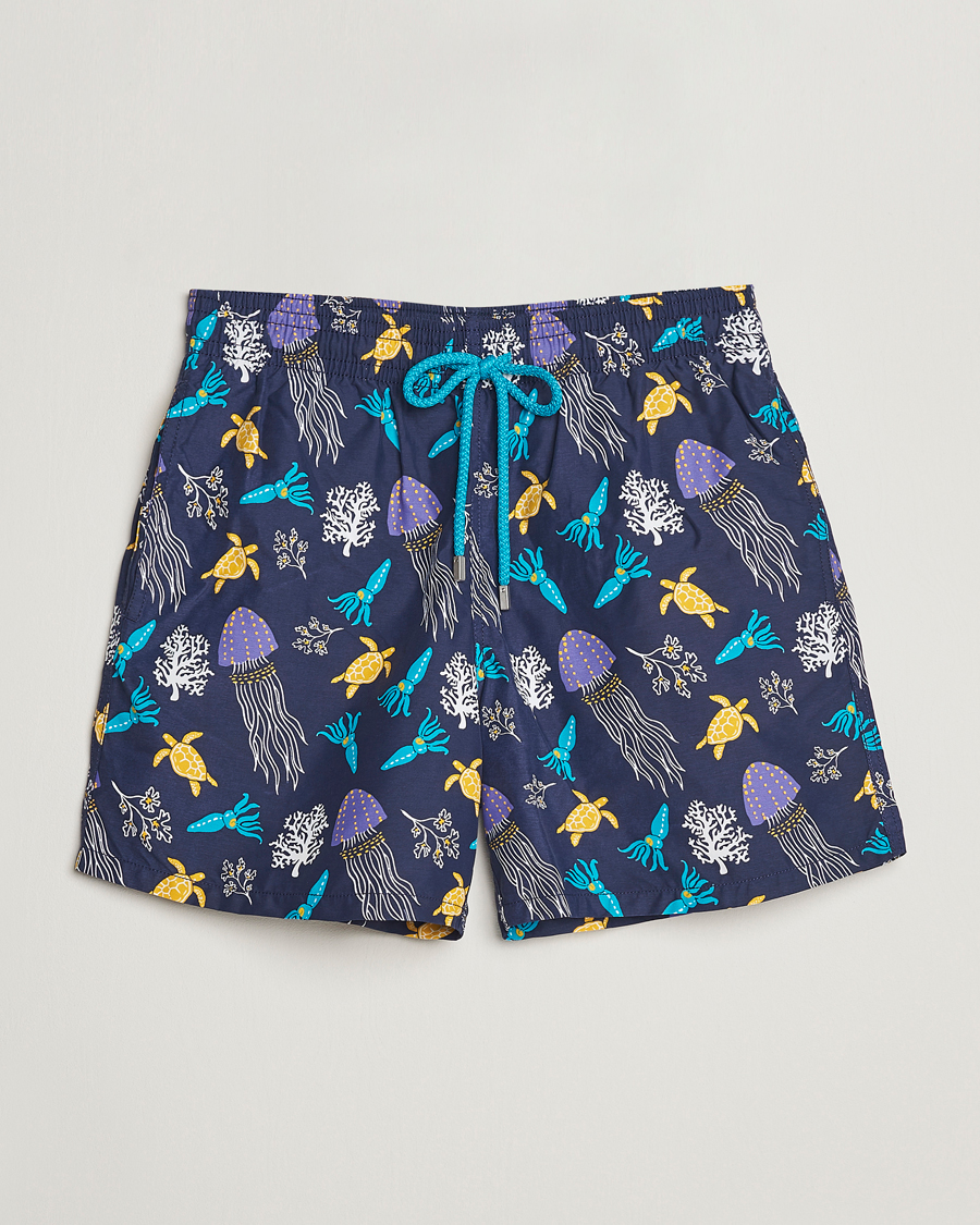 Heren | Zwembroek | Vilebrequin | Moorea Swim Shorts Navy Blue
