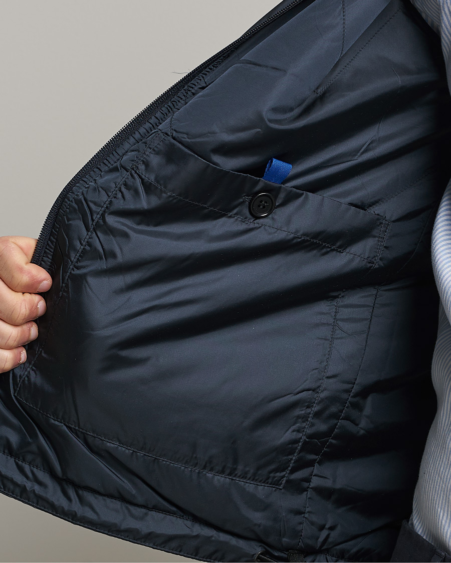 Heren | Gilets | Aspesi | Vernes Nylon Gilet Navy