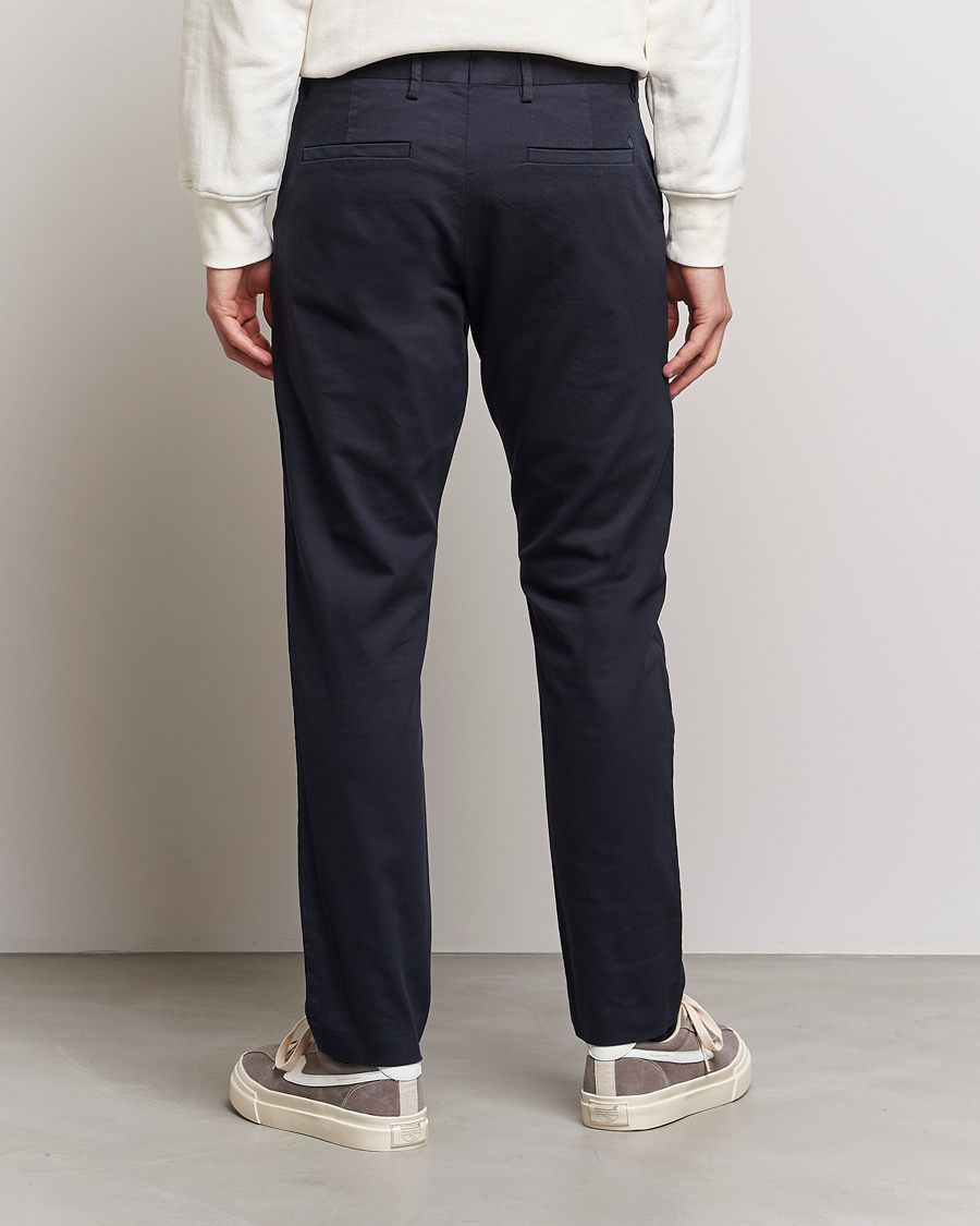 Heren | Broeken | NN07 | Theo Regular Fit Stretch Chinos Navy Blue