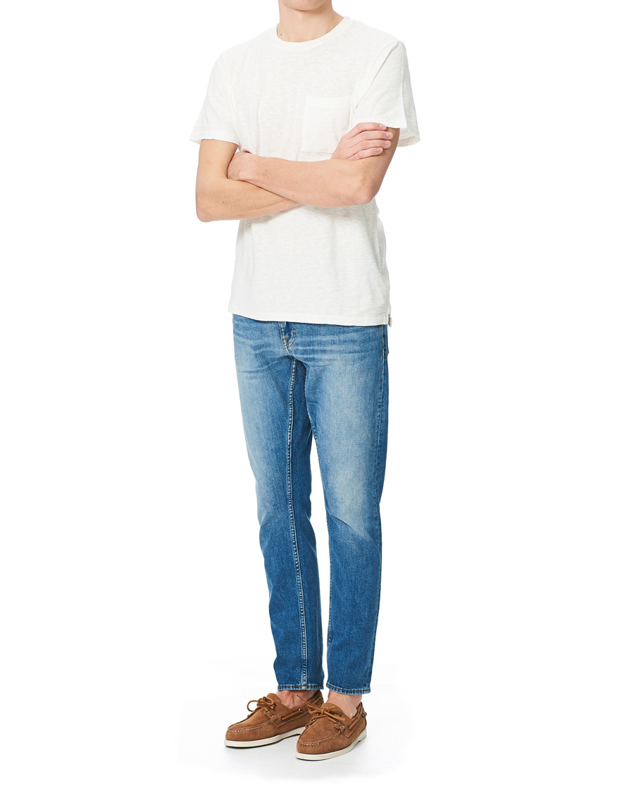 Heren | T-shirts | NN07 | Aspen Crew Neck Tee Egg White
