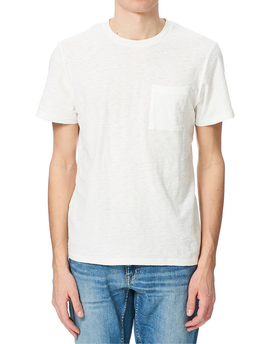 Heren | T-shirts | NN07 | Aspen Crew Neck Tee Egg White
