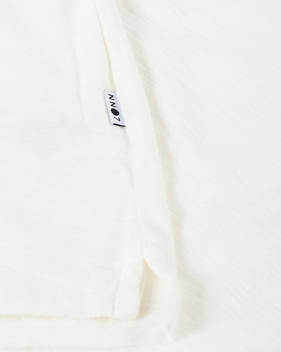 Heren | T-shirts | NN07 | Aspen Crew Neck Tee Egg White